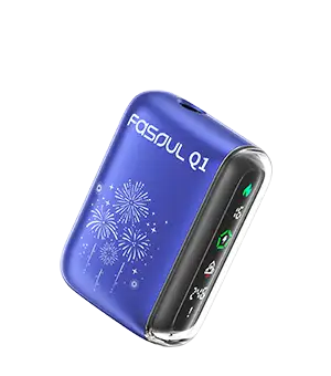【12種顏色】Fasoul Q1 二回機 支援IQOS ILUMA加熱煙 TEREA煙彈專用主機 - 花火海洋深藍