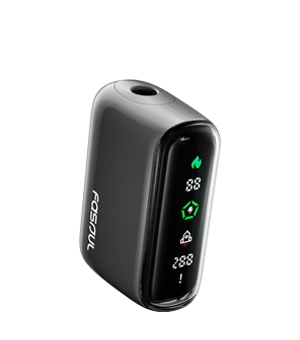 【12種顏色】Fasoul Q1 二回機 支援IQOS ILUMA加熱煙 TEREA煙彈專用主機 - 黑色