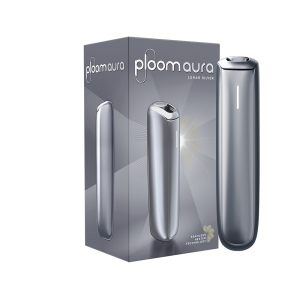 【銀色】7 11七星加熱煙 Ploom Aura Starter Kit LUNAR SILVER主機 適用MEVIUS、CAMEL、EVO 系煙彈