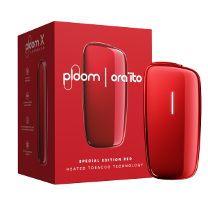 【紅色】Ploom X ADVANCED SPECIAL EDITION RED主機兼容七星加熱煙台灣口味MEVIUS/EVO煙彈
