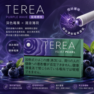 【藍莓爆珠】日版 TEREA煙彈 IQOS ILUMA加熱煙主機專用整條煙10包裝